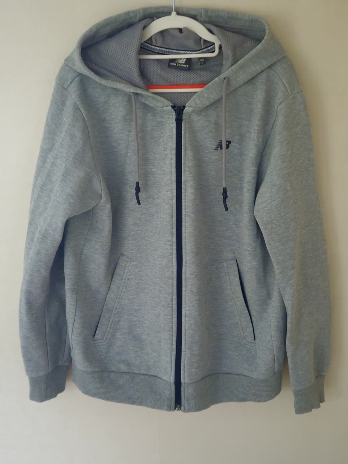 남성 뉴발란스 그레이 후드집업 100(L) 상품이미지1