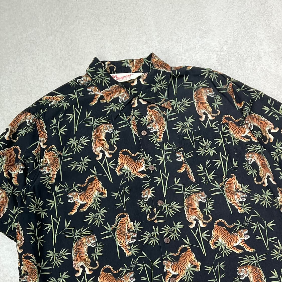 아웃스탠딩 타이거패턴 반팔셔츠 s10440 상품이미지3