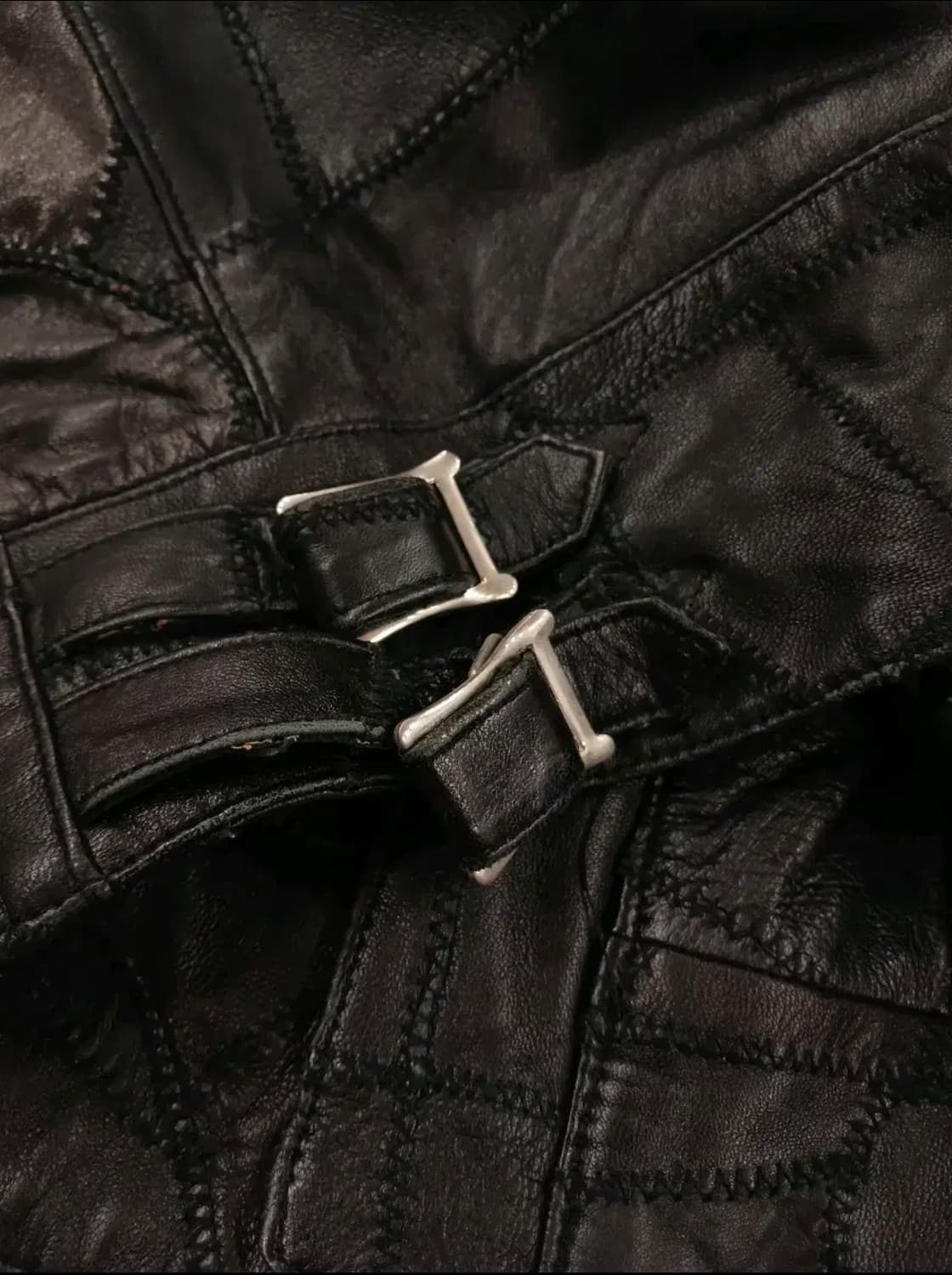 UNUSED LEATHER PATCH WORKED JACKET 상품이미지8