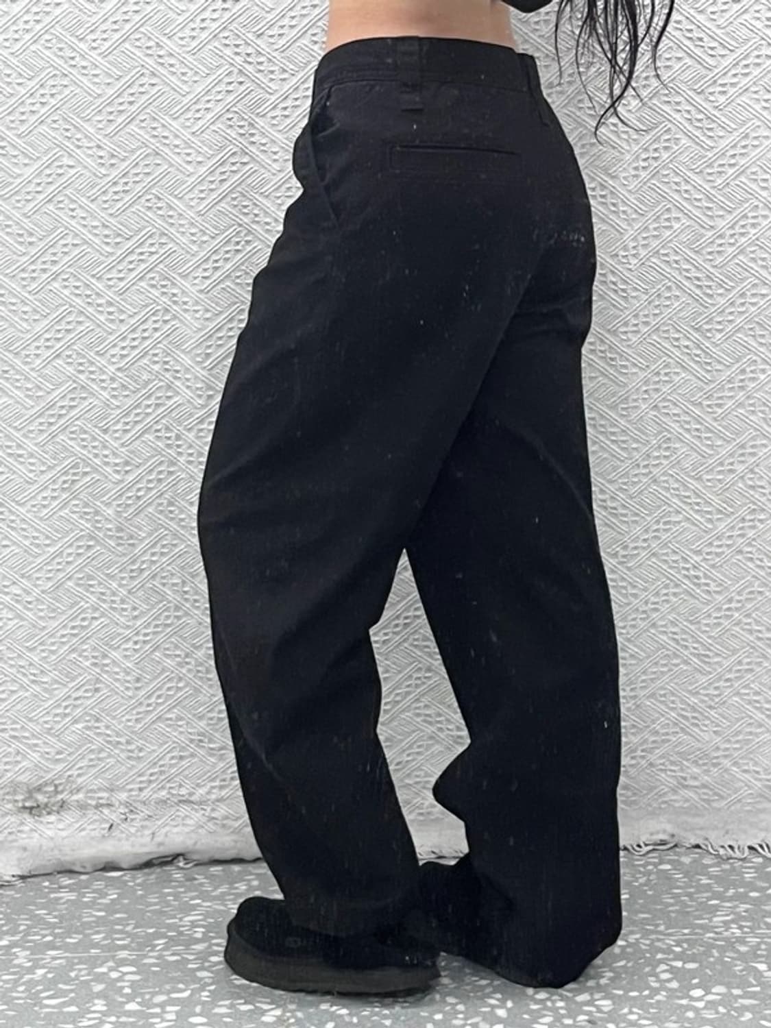 유니클로 빈티지 모던캐주얼 스트릿 와이드 팬츠 76 C09965 상품이미지2