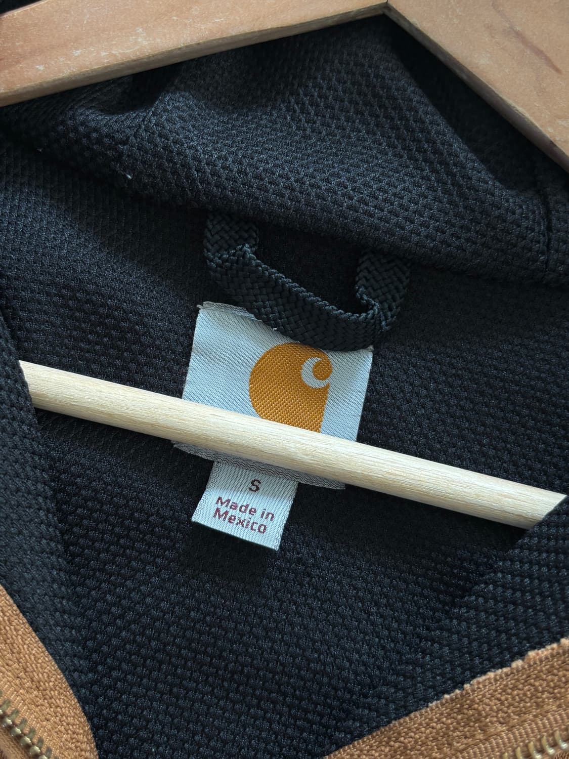 Carhartt 칼하트 써멀 된장 컬러 후드집업 상품이미지9