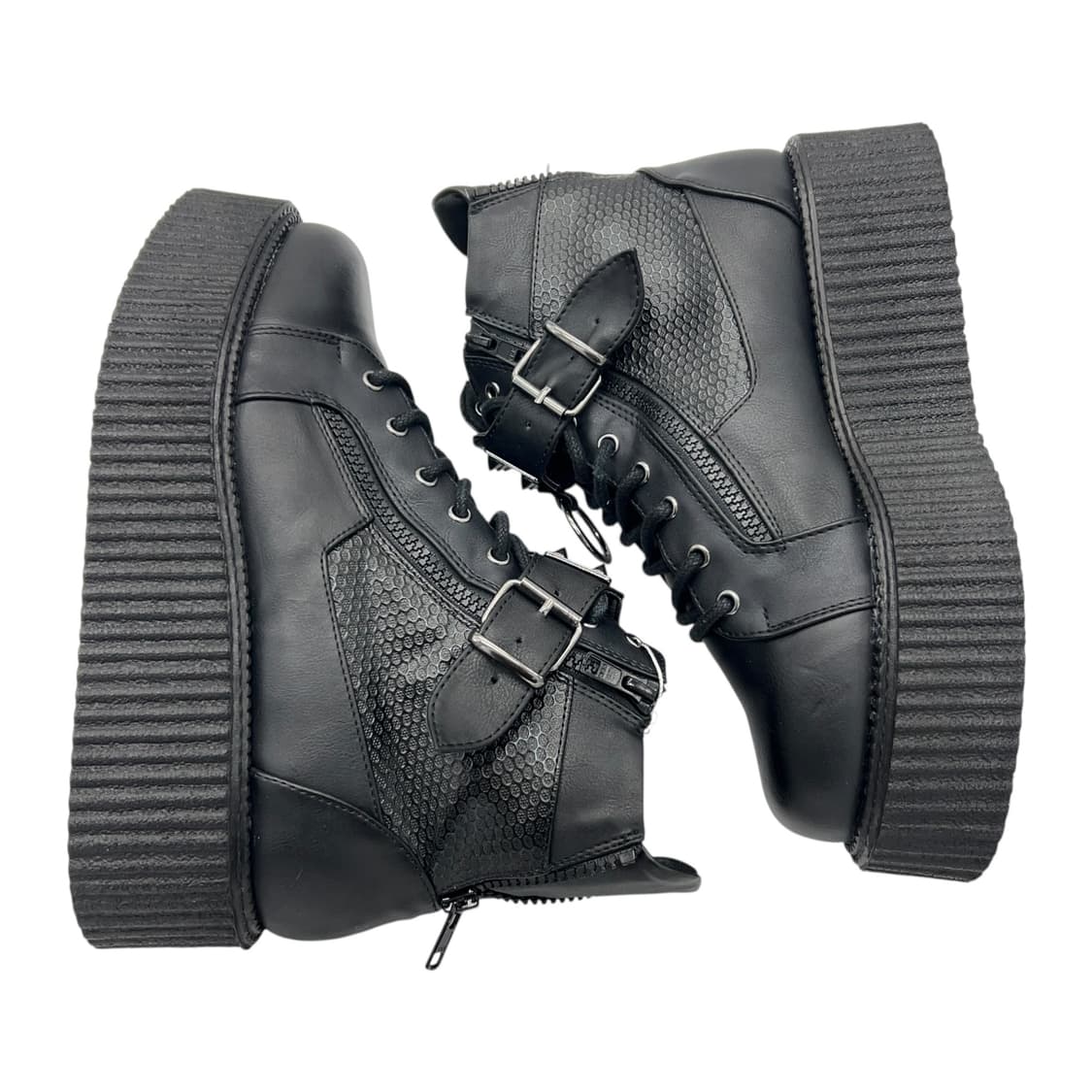 260 데모니아 클리퍼 락 부츠 블랙 (US8) 상품이미지2