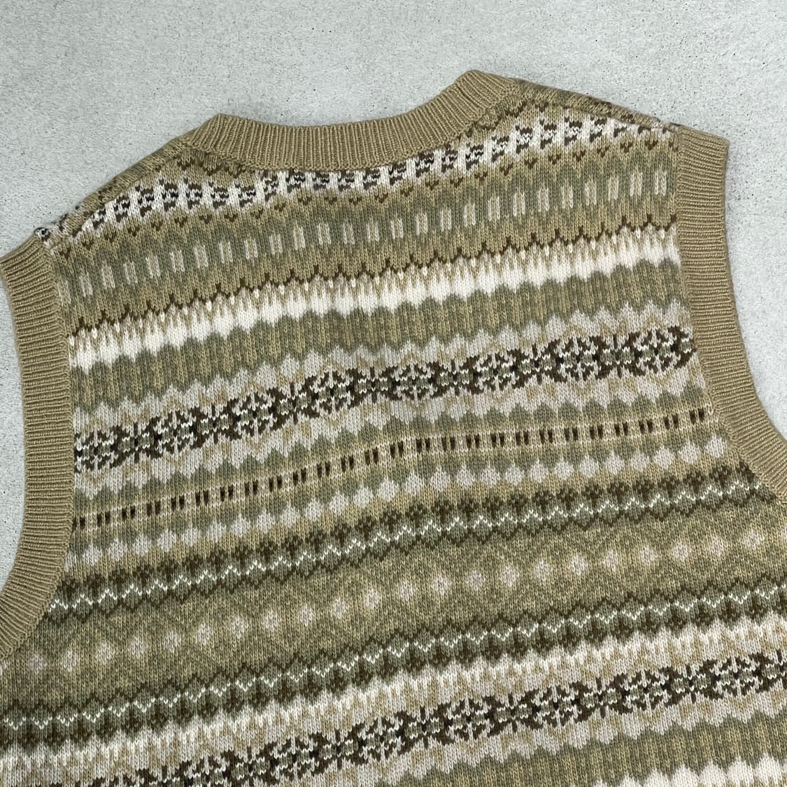 아쿠아스큐텀 페어아일 니트베스트 s09802 상품이미지4