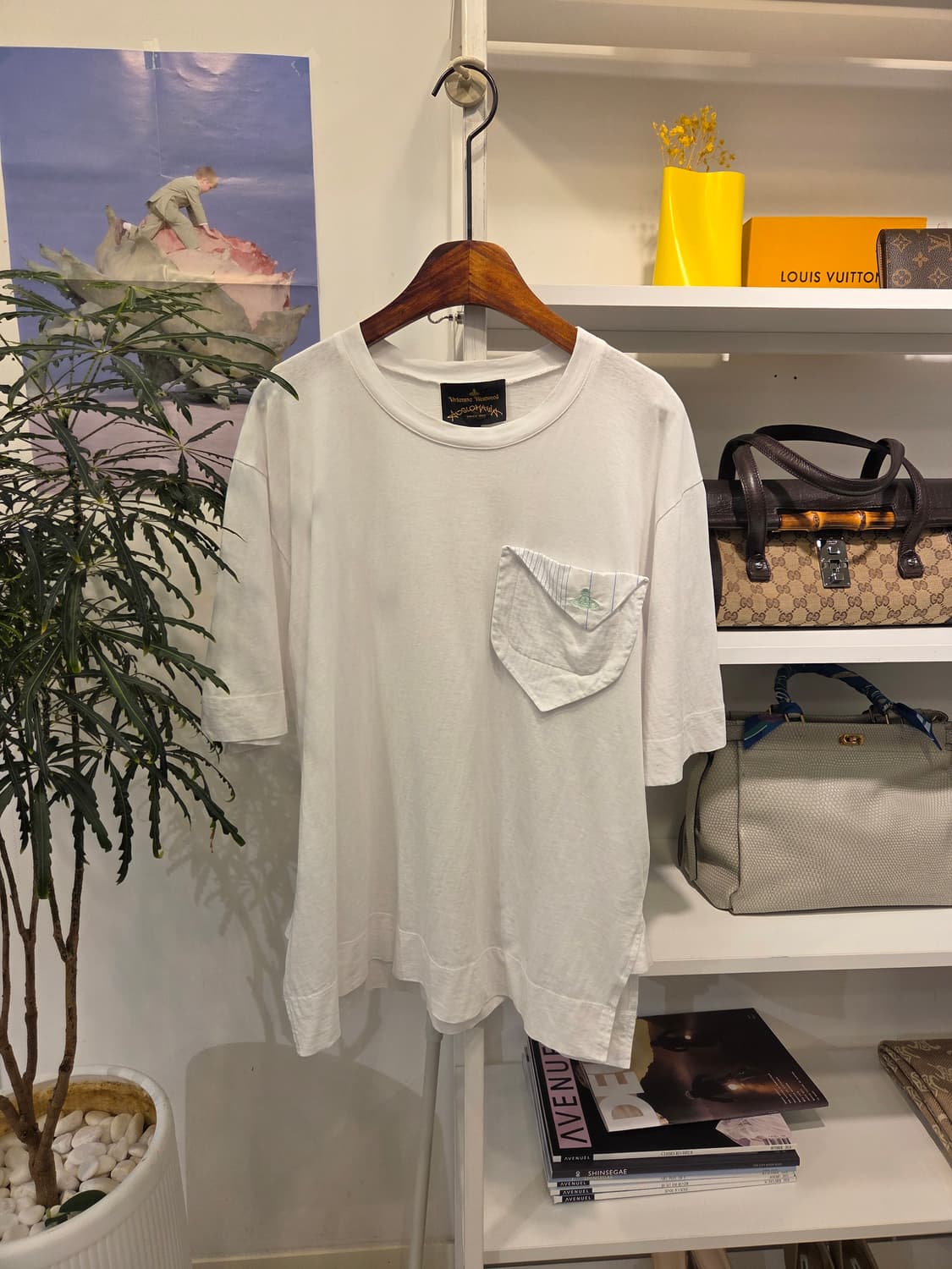 비비안웨스트우드  포켓 오버핏 티셔츠 상품이미지1