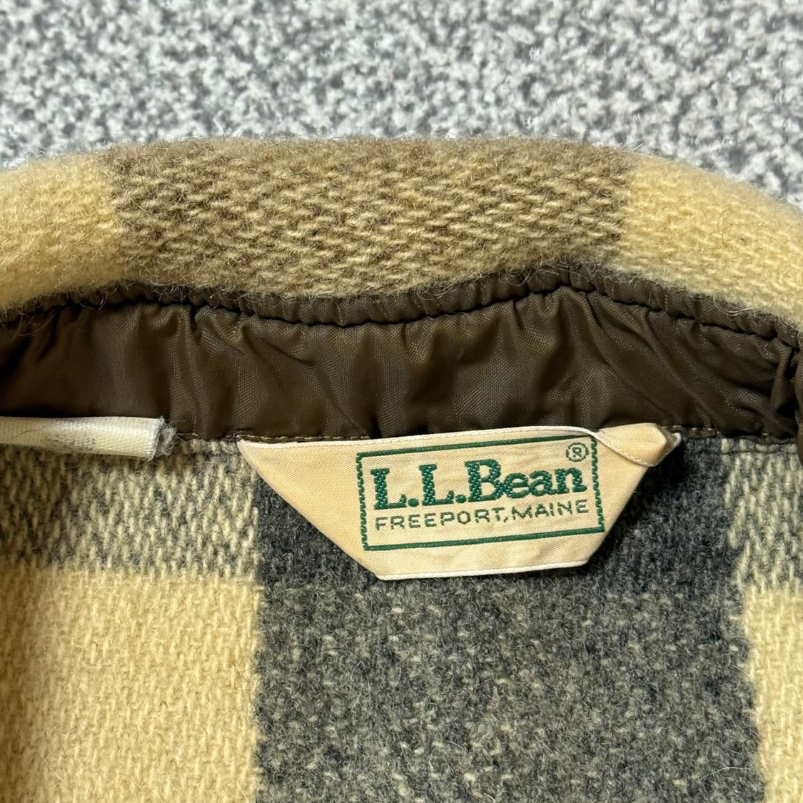 90s L.L. Bean 엘엘빈 울 셔츠 자켓 상품이미지5