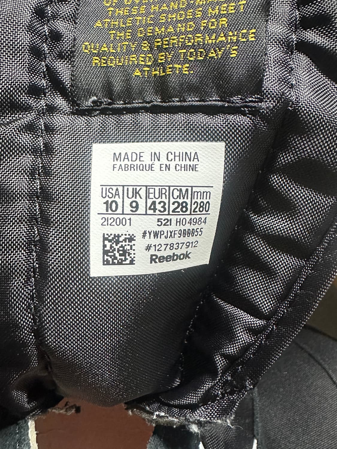 (실착 5회미만) 리복 아즈텍2 280 블랙 상품이미지7