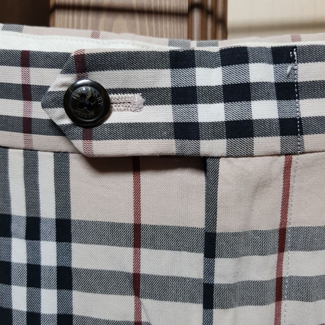 공용/버버리 일본 노바체크 테이퍼드 면팬츠/2덕 상품이미지3