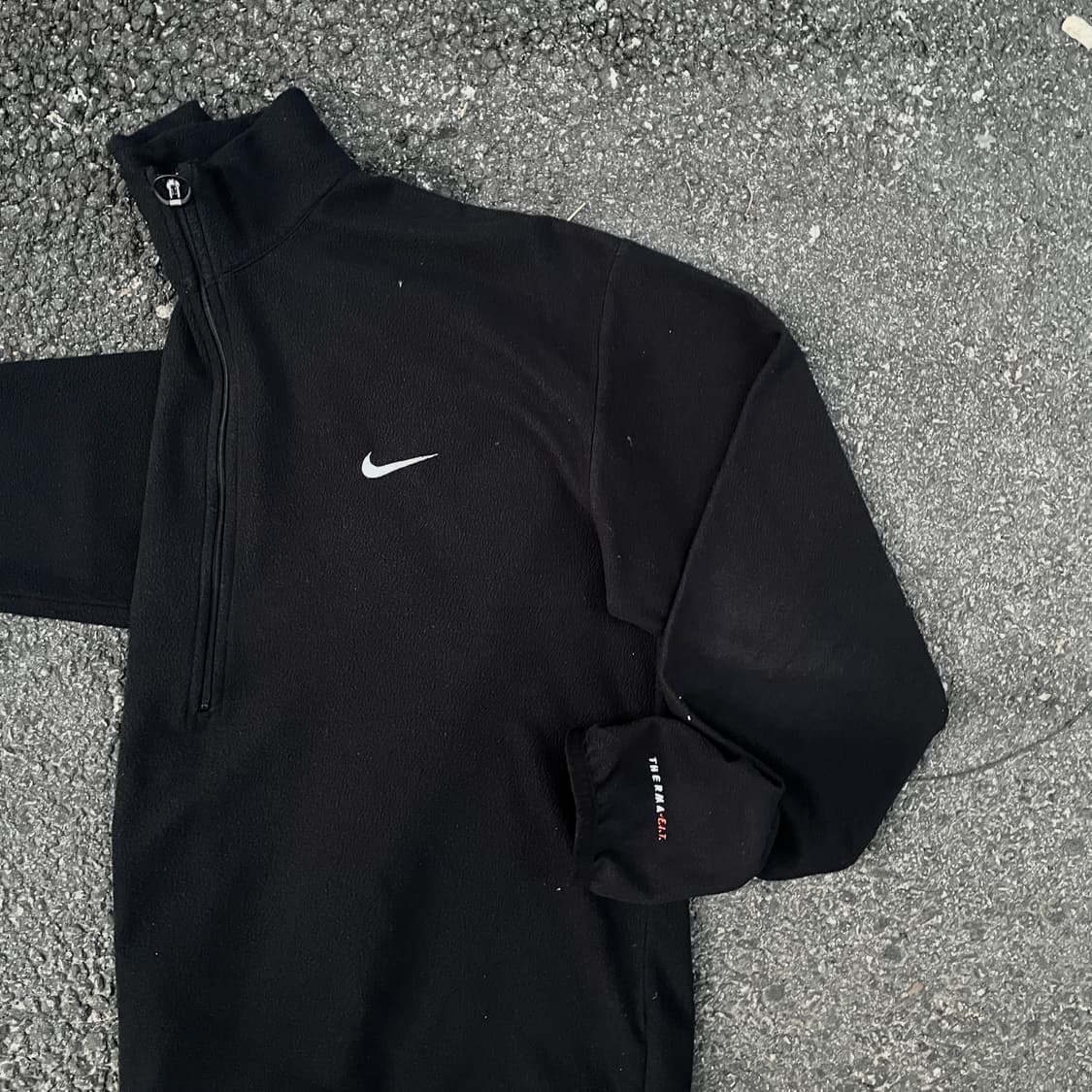 90s 나이키 뽀글이 하프 집업 자켓 후리스 올드스쿨 점퍼 XL 상품이미지2