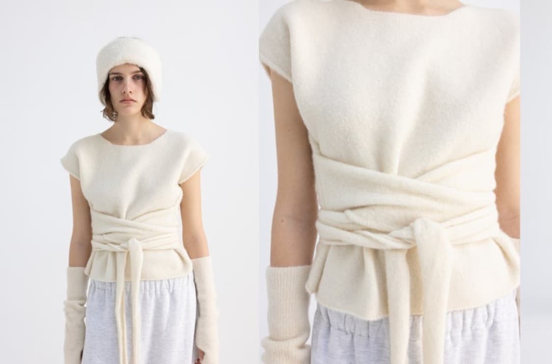 모노하 Raccoon lace knit 라쿤 레이스 니트 상품이미지2