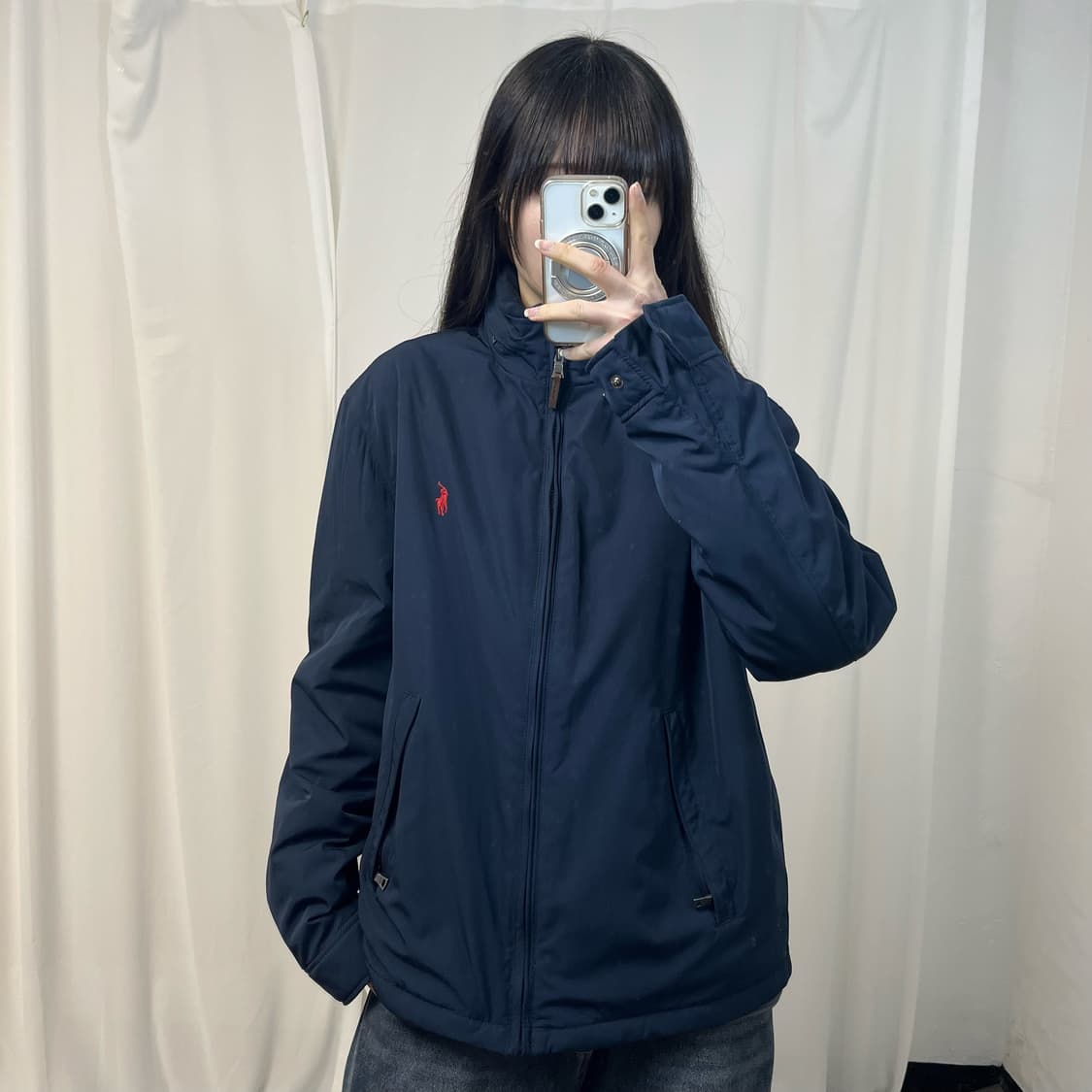 Polo Ralph Lauren navy nylon blouson 상품이미지1