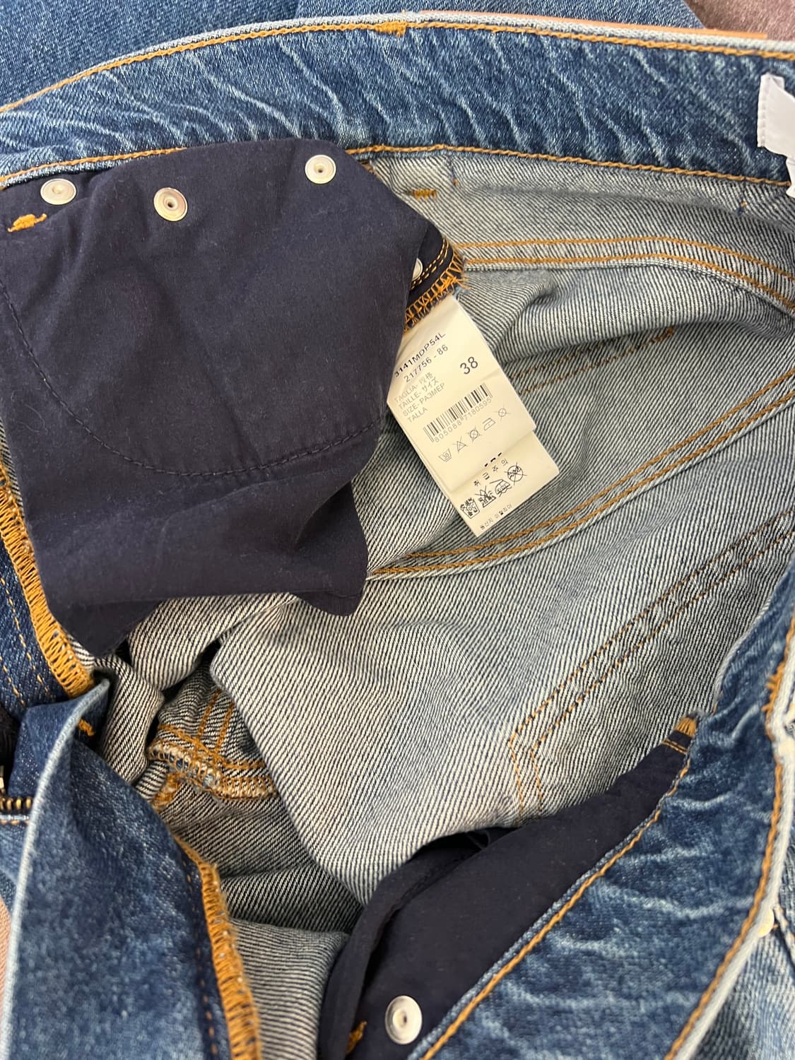 엠에스지엠 MSGM 여성 중청 와이드핏 데님팬츠 9부팬츠 상품이미지6