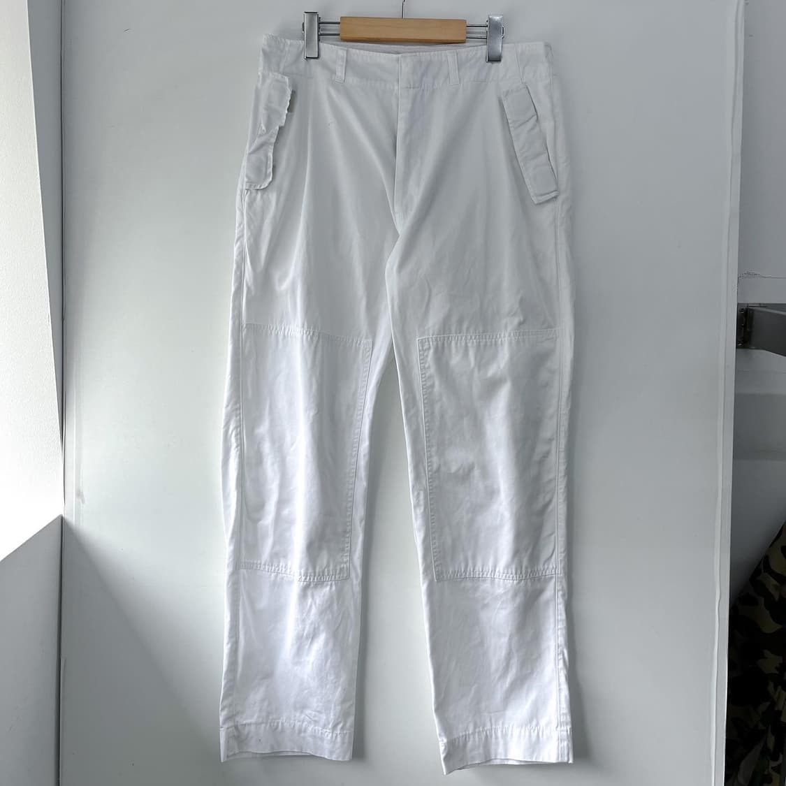 폴로 스포츠 화이트 더블니 카고팬츠 상품이미지3