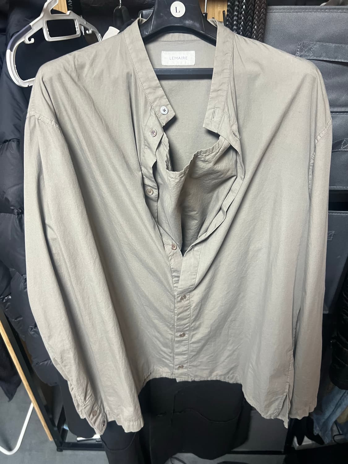 르메르 봉태규 셔츠 상품이미지2