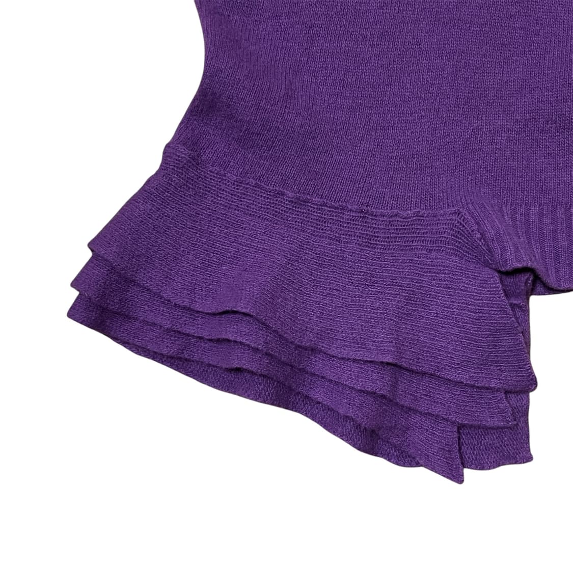 DKNY 바이올렛 프릴 민소매 니트 베스트 상품이미지5