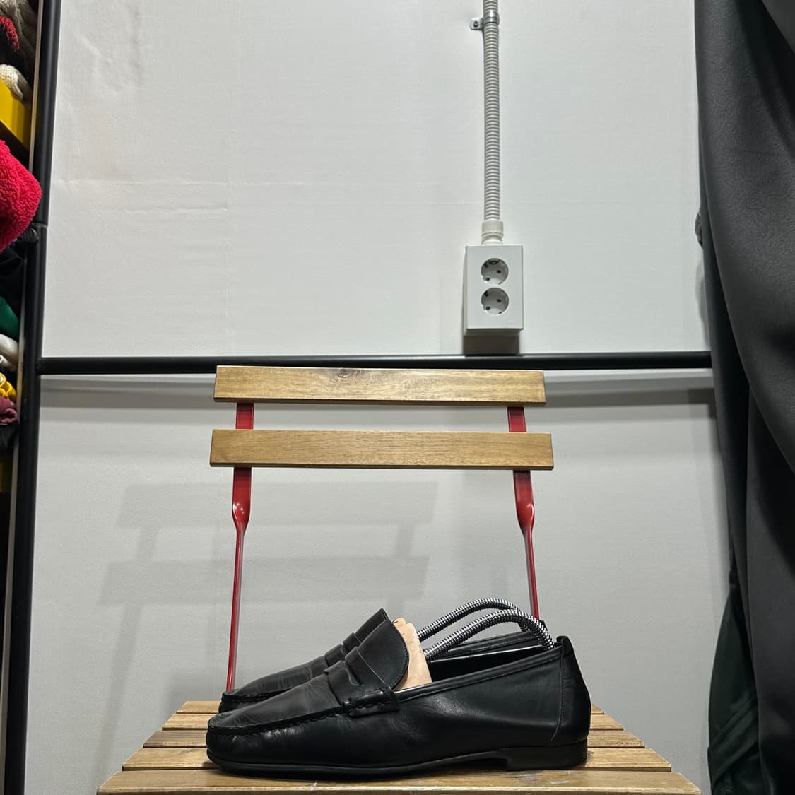 260) tandy 로퍼 남성 남자 구두 페니로퍼 블랙 레더 상품이미지3