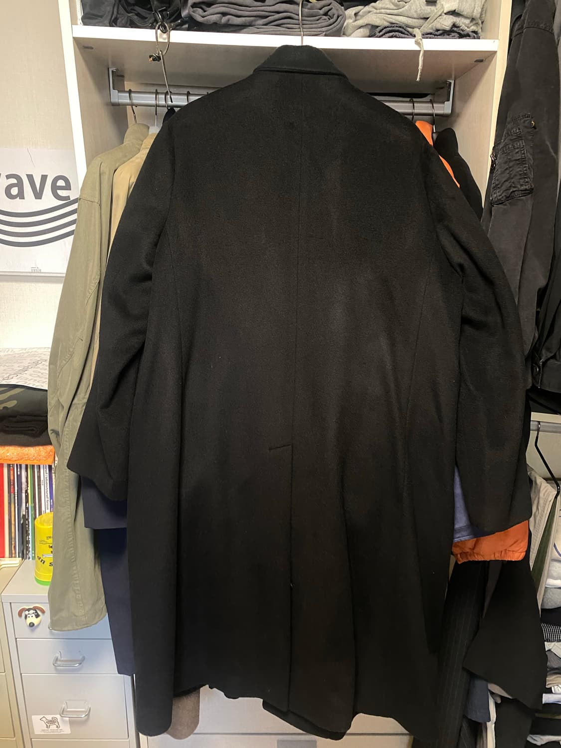 브라운야드 더블브레스트 코트 블랙 상품이미지4