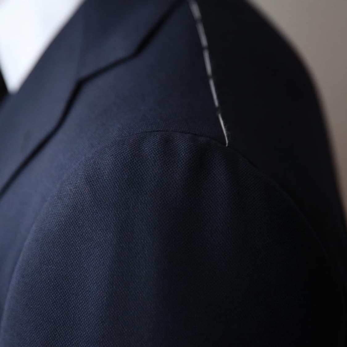 안드레아서울 링자켓 캄트위스트 수트, 다크 네이비 상품이미지4