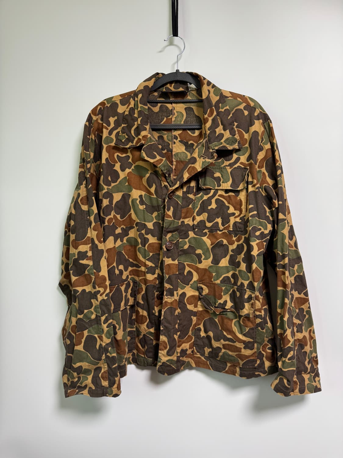 밀리터리 오리 사냥 위장 패턴 자켓 100-105 상품이미지1