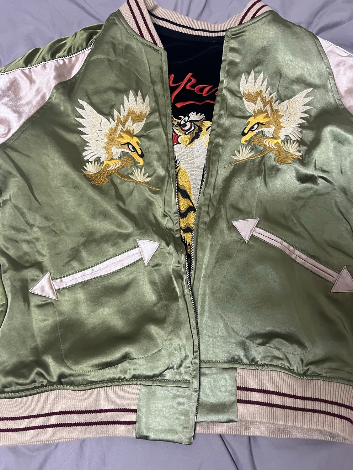 40) 브론슨 리버시블 수베니어 자켓 팔콘-타이거 상품이미지4