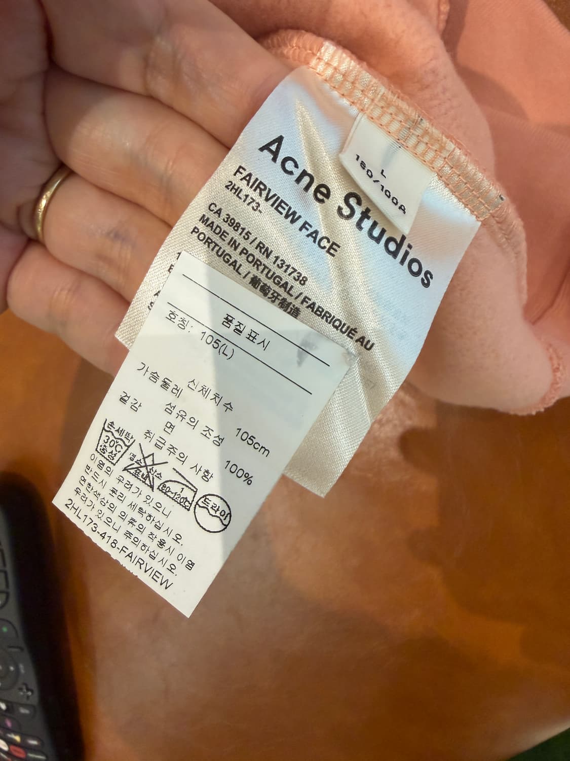 AcneStudio 아크네 페어뷰 페이스패치 맨투맨 상품이미지6