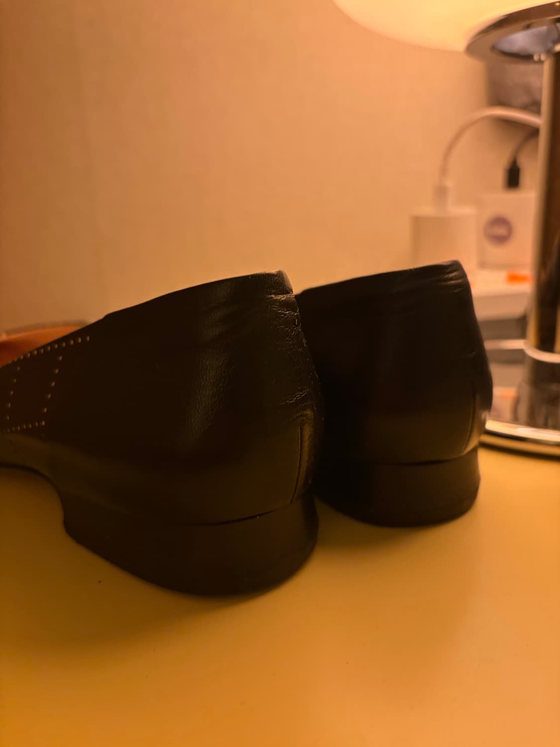 샤넬 로고 구두 단화 37(정품/상태최상) 상품이미지6