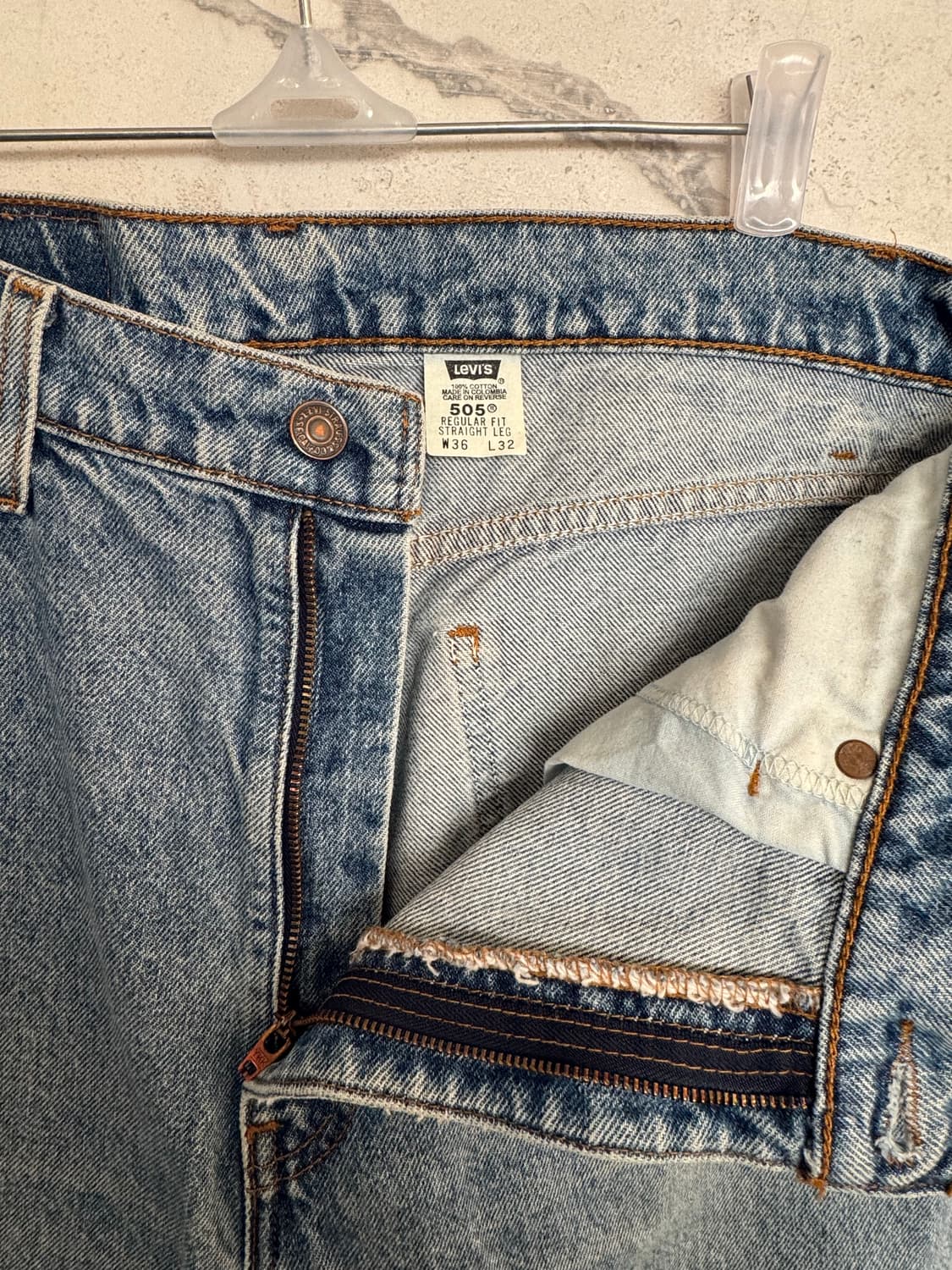 90s 리바이스 505 오랜지 탭 상품이미지4