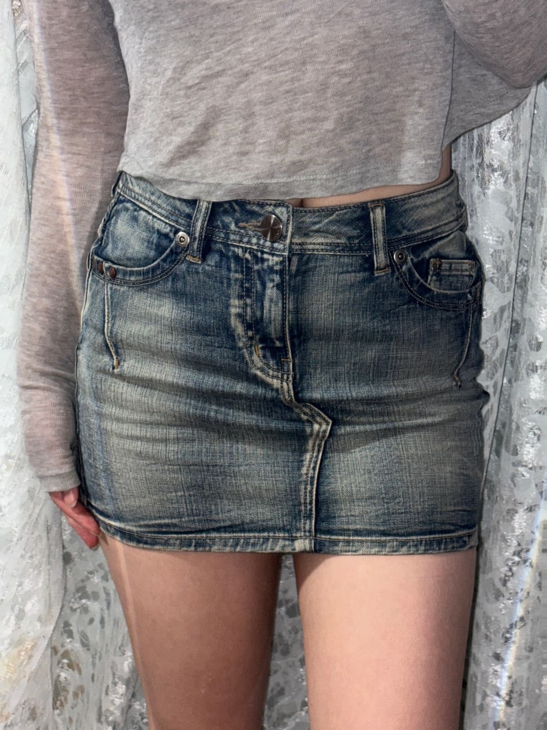 Bangbang Denim skirt 상품이미지4