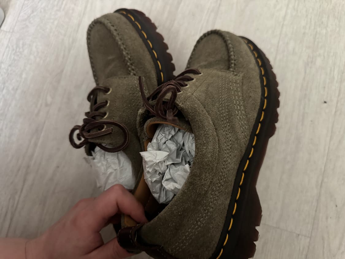 닥터마틴 로웰 스웨이드 올리브 250 상품이미지4