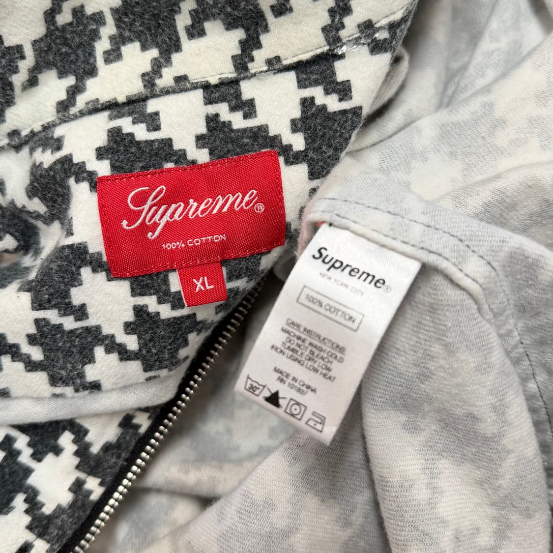 슈프림 하운드투스 플란넬 집업 셔츠 상품이미지8