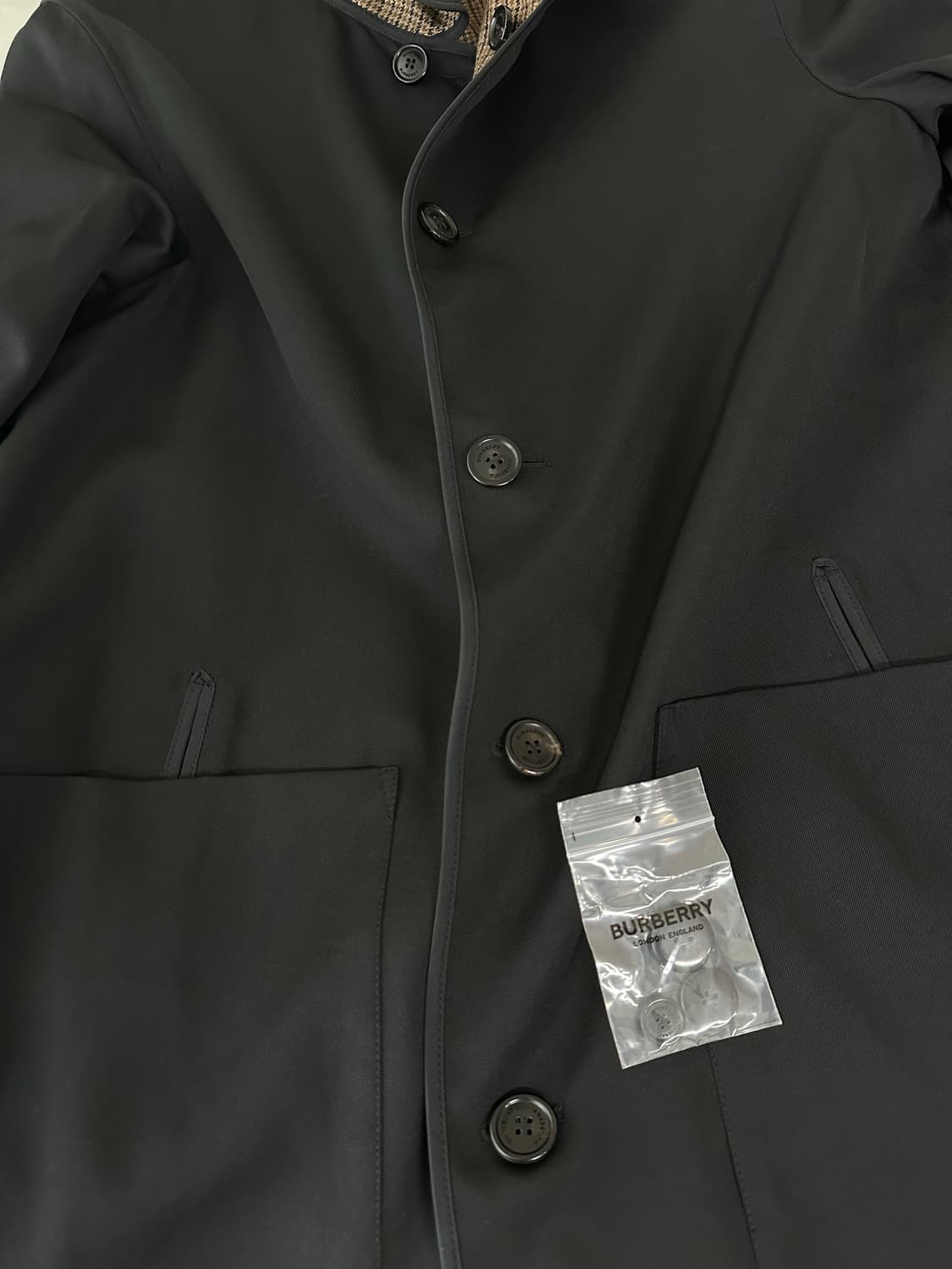 버버리 Burberry 리버서블 남성 울코트 (새상품) 상품이미지7