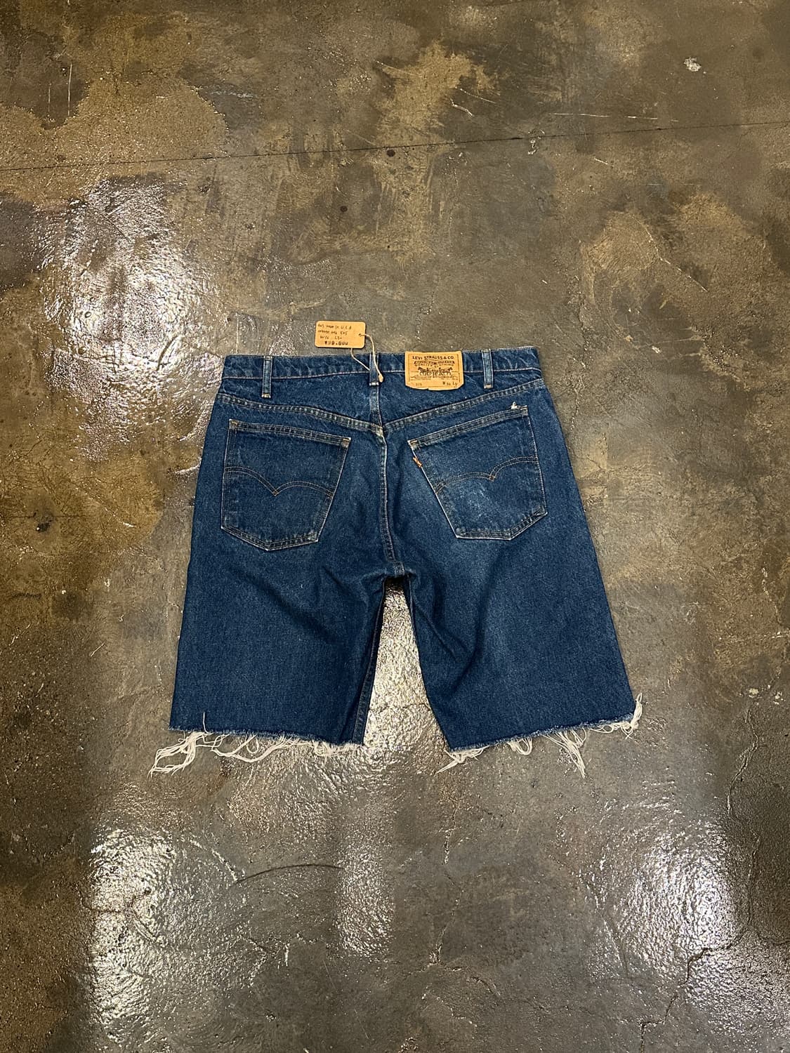 90s 오렌지탭 505 쇼츠 made in usa W36 상품이미지2