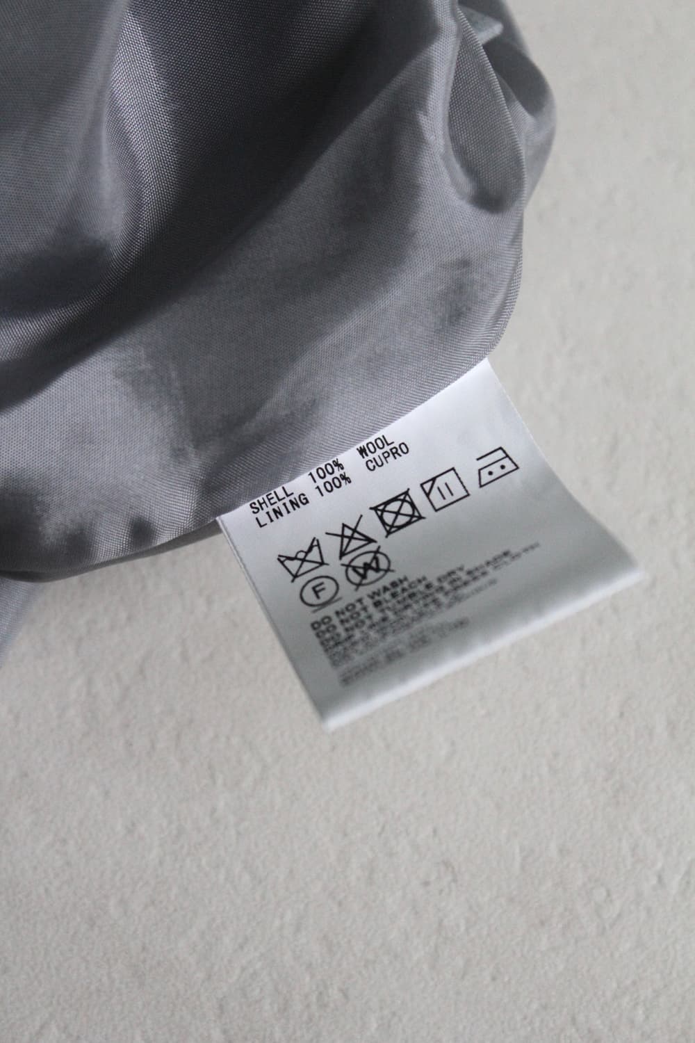 Hyke Gray asymmetry skirt 상품이미지5