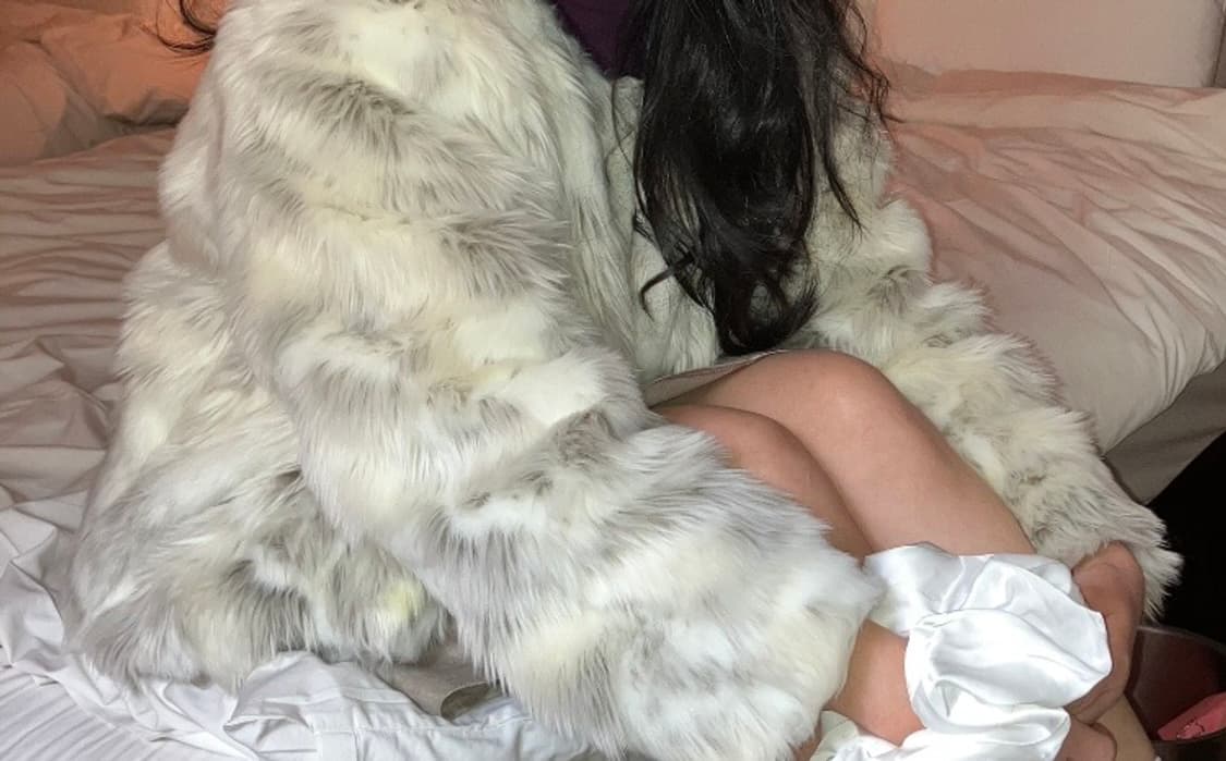 Nache 나체 크림 퍼자켓 상품이미지3