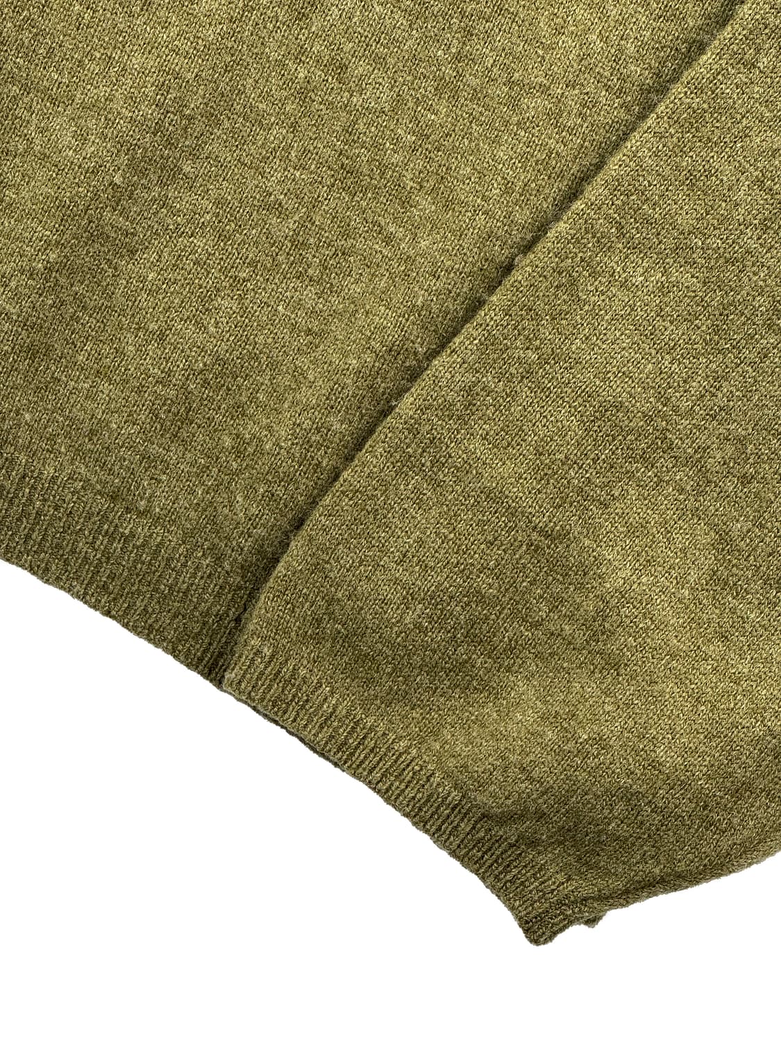 캐피탈 캐시미어 혼방 빅 울 스웨터 카키 상품이미지3