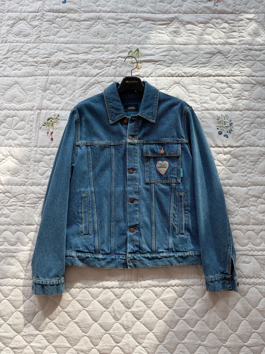 라스벳 고샤루브친스키 자수디테일 데님자켓 made in Italy🇮🇹 상품이미지2