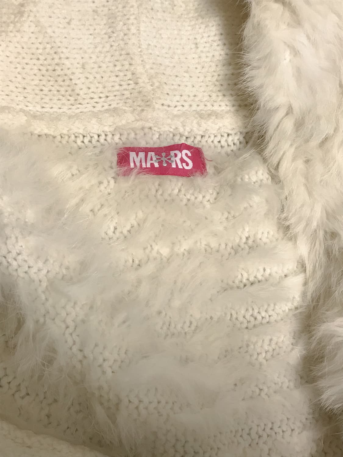 택포 SET•빈티지 갸루 ma*rs 마즈 퍼 볼레로 + 래빗퍼 슬리브리스 상품이미지6