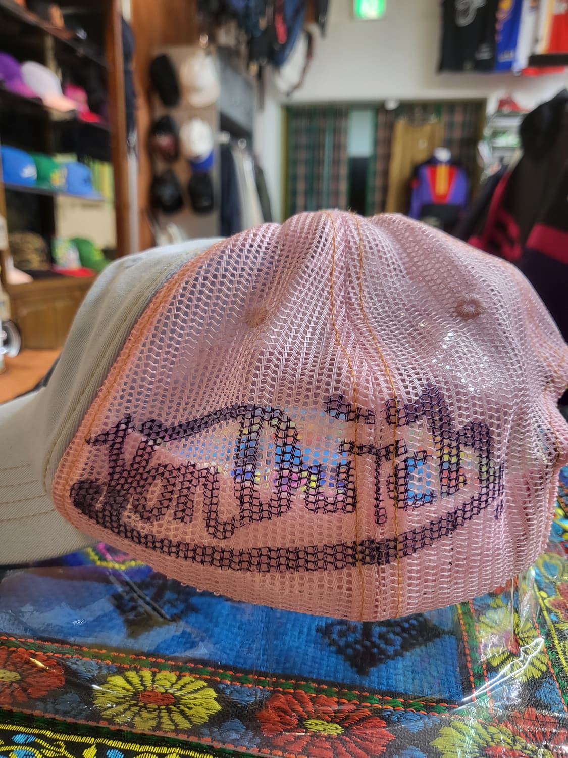 본더치 데님 y2k감성 핑크메쉬캡 상품이미지2