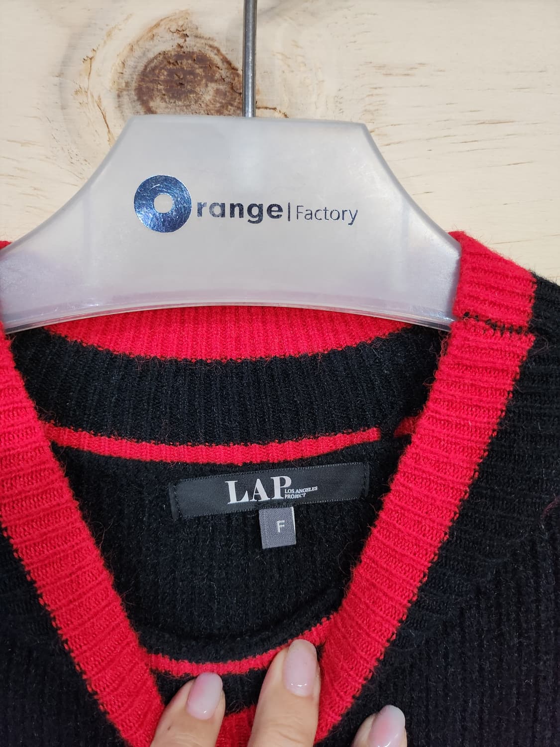 529) LAP 리본포인트 니트 상품이미지3