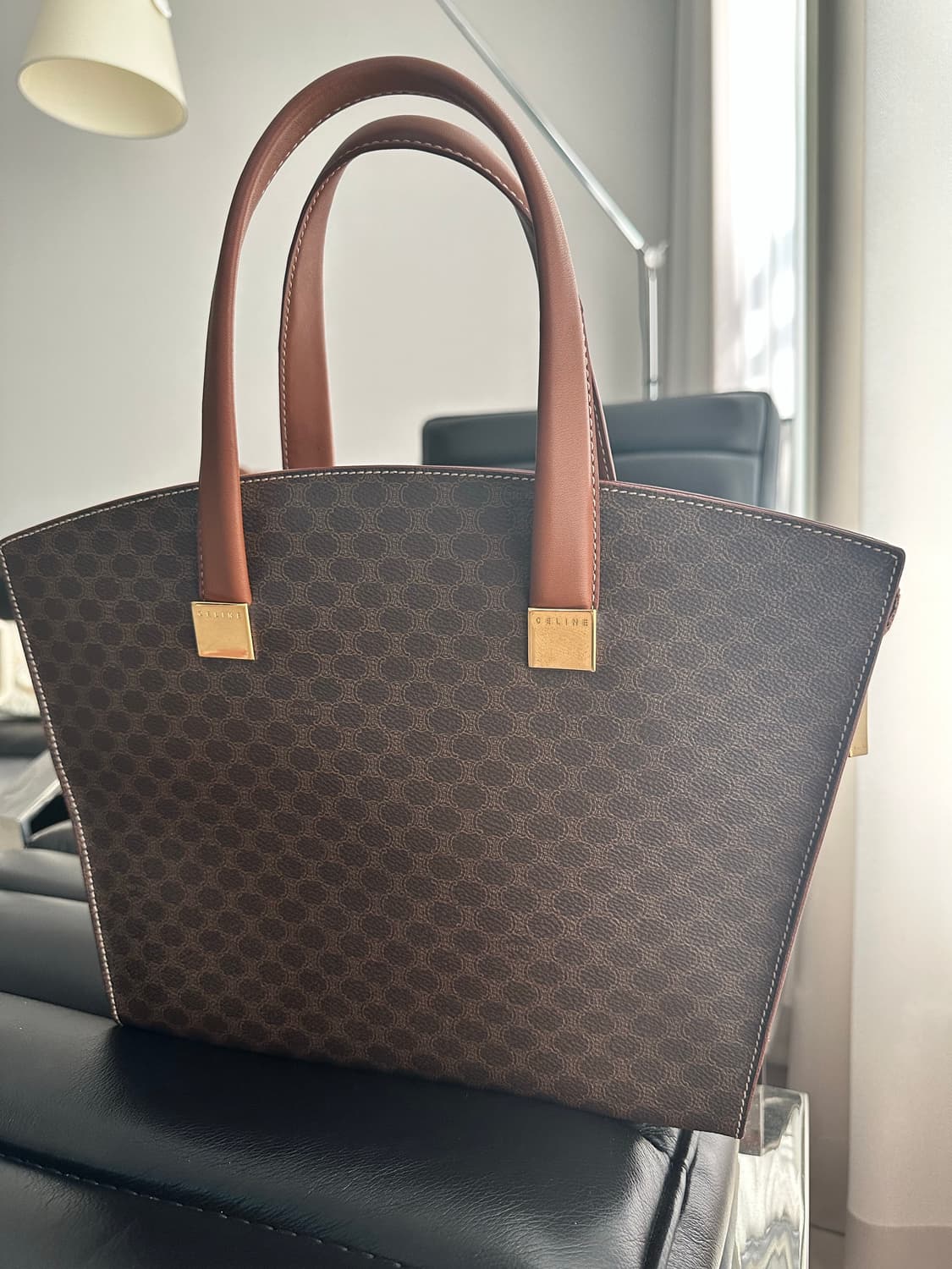 빈티지 셀린느 마카담 쇼퍼 토트백 상품이미지1