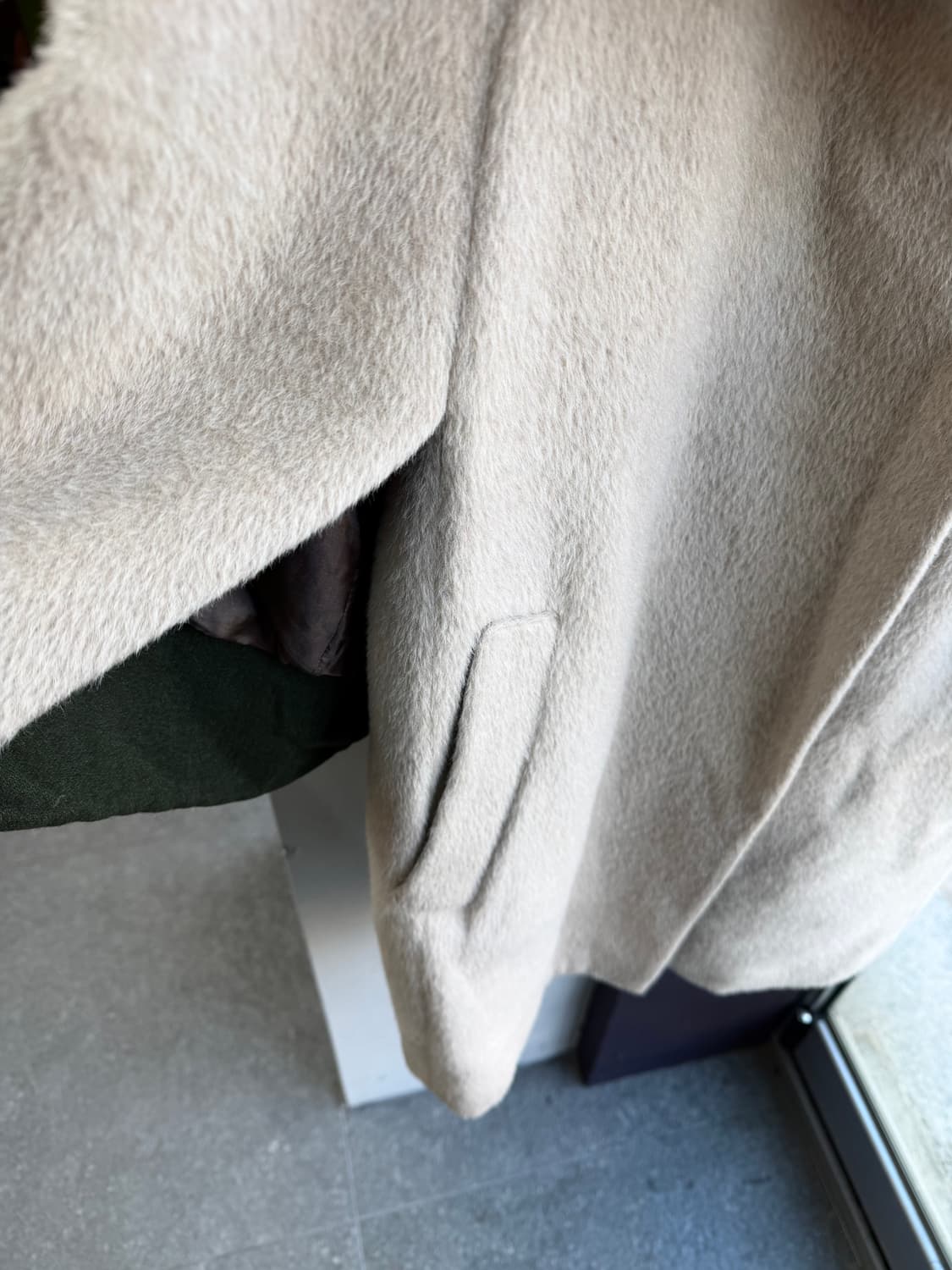 55~66/ 타임 라마울 케이프 코트 자켓 상품이미지8