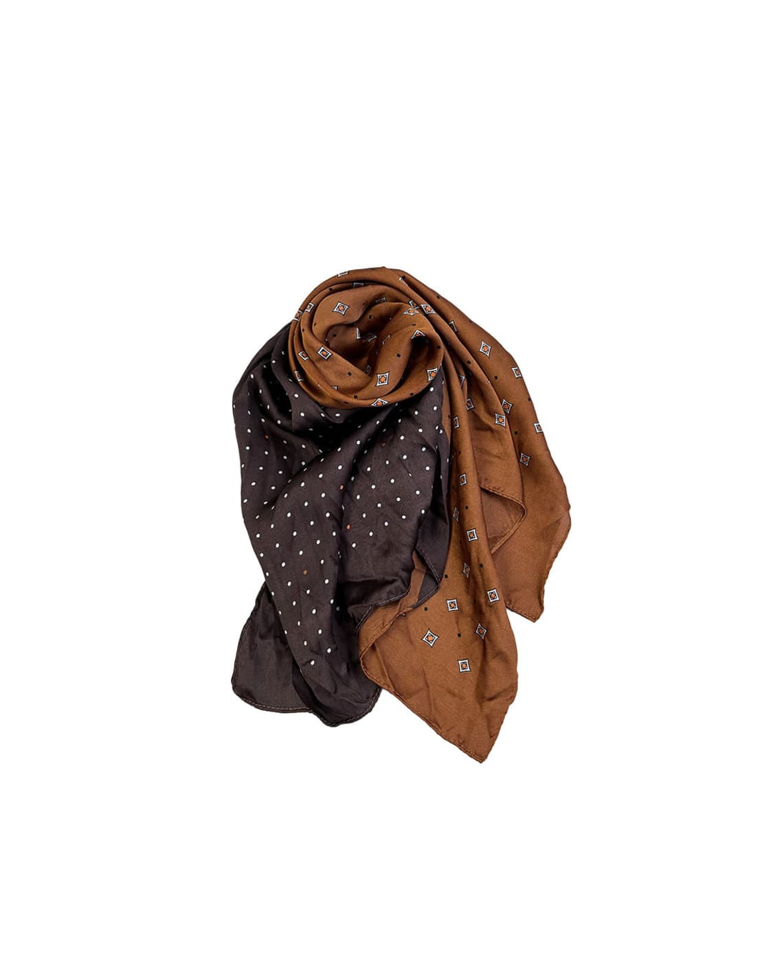 diagonal three-pattern square scarf 상품이미지4