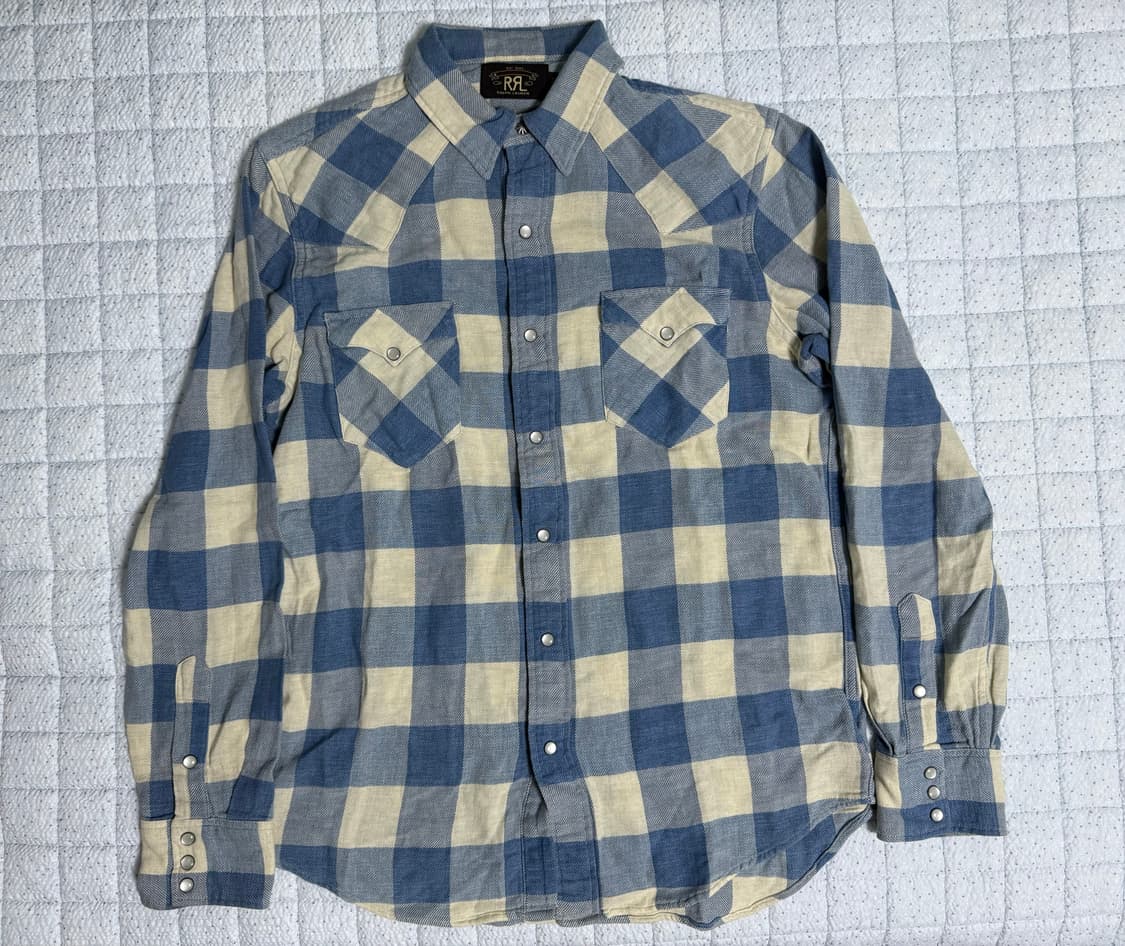 rrl 버팔로 웨스턴 셔츠 m 상품이미지1