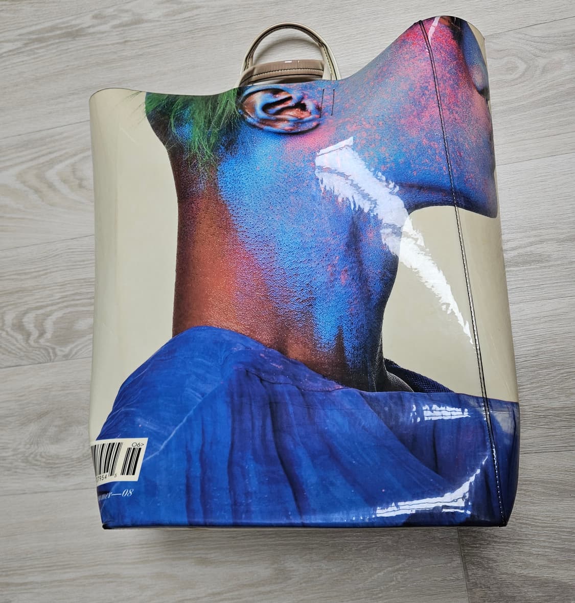 17FW 아크네스튜디오 베이커 프린트 PVC 토트백 상품이미지2