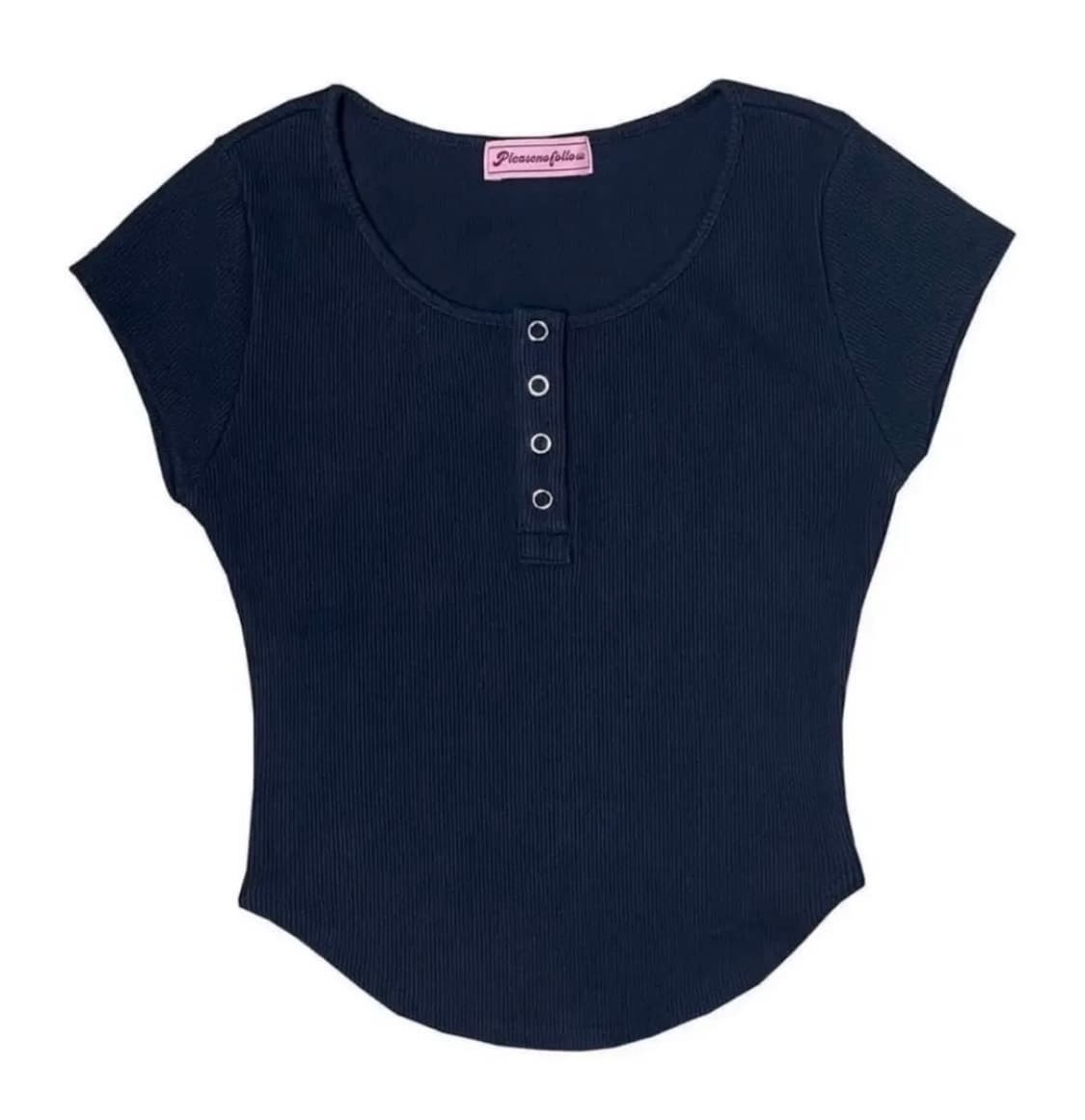 플리즈노팔로우 제니탑 네이비 상품이미지1