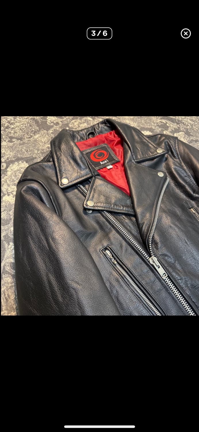 buffalo-skin biker jacket 상품이미지4