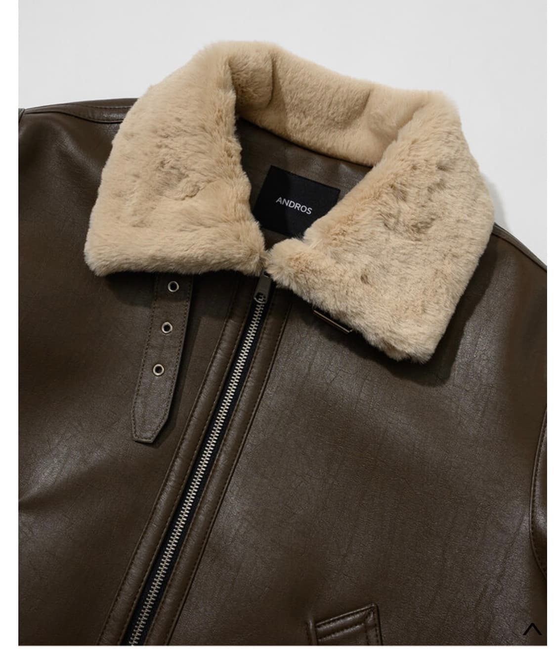 앤드로스 시어링자켓 퍼자켓 카키브라운 상품이미지6