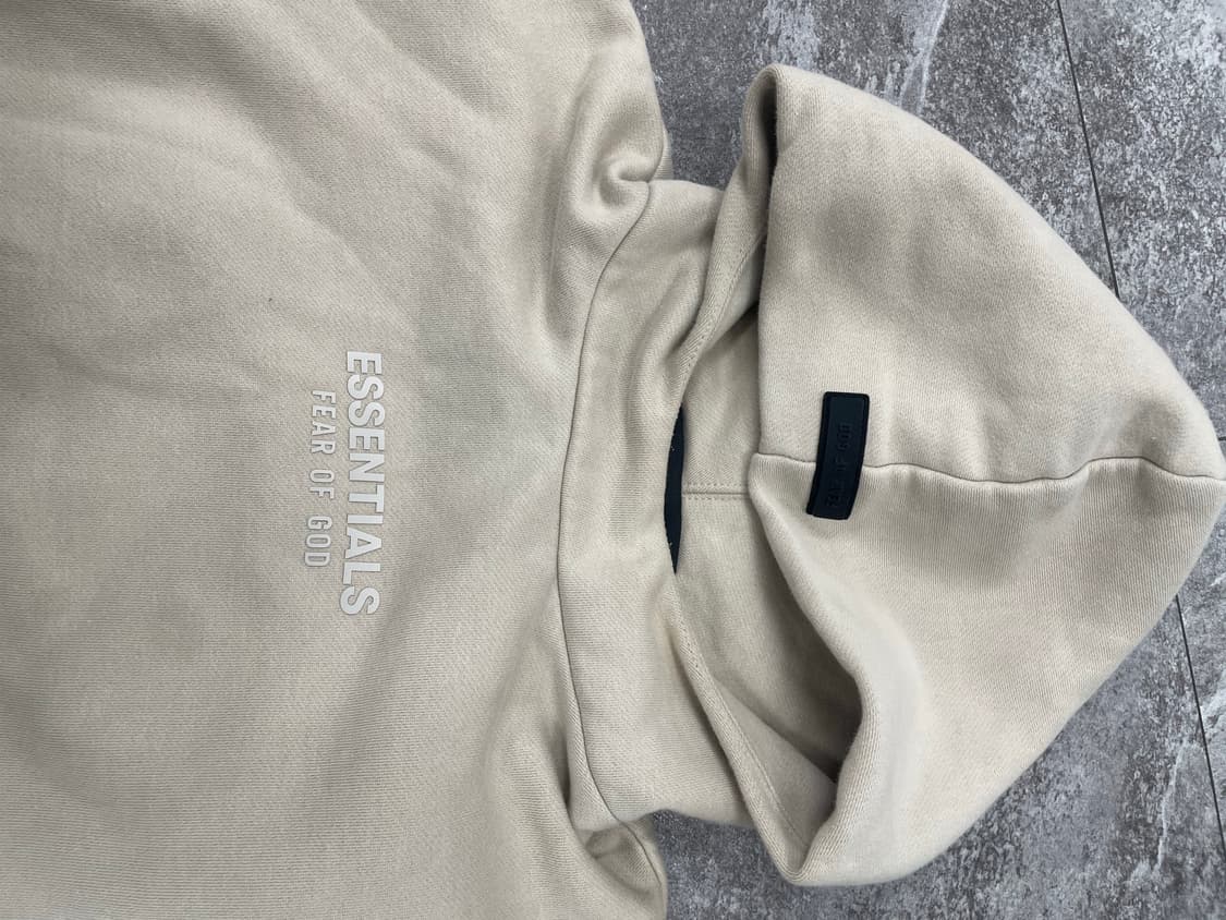 Essentials Cream and Tan Hoodie (2023) 상품이미지2