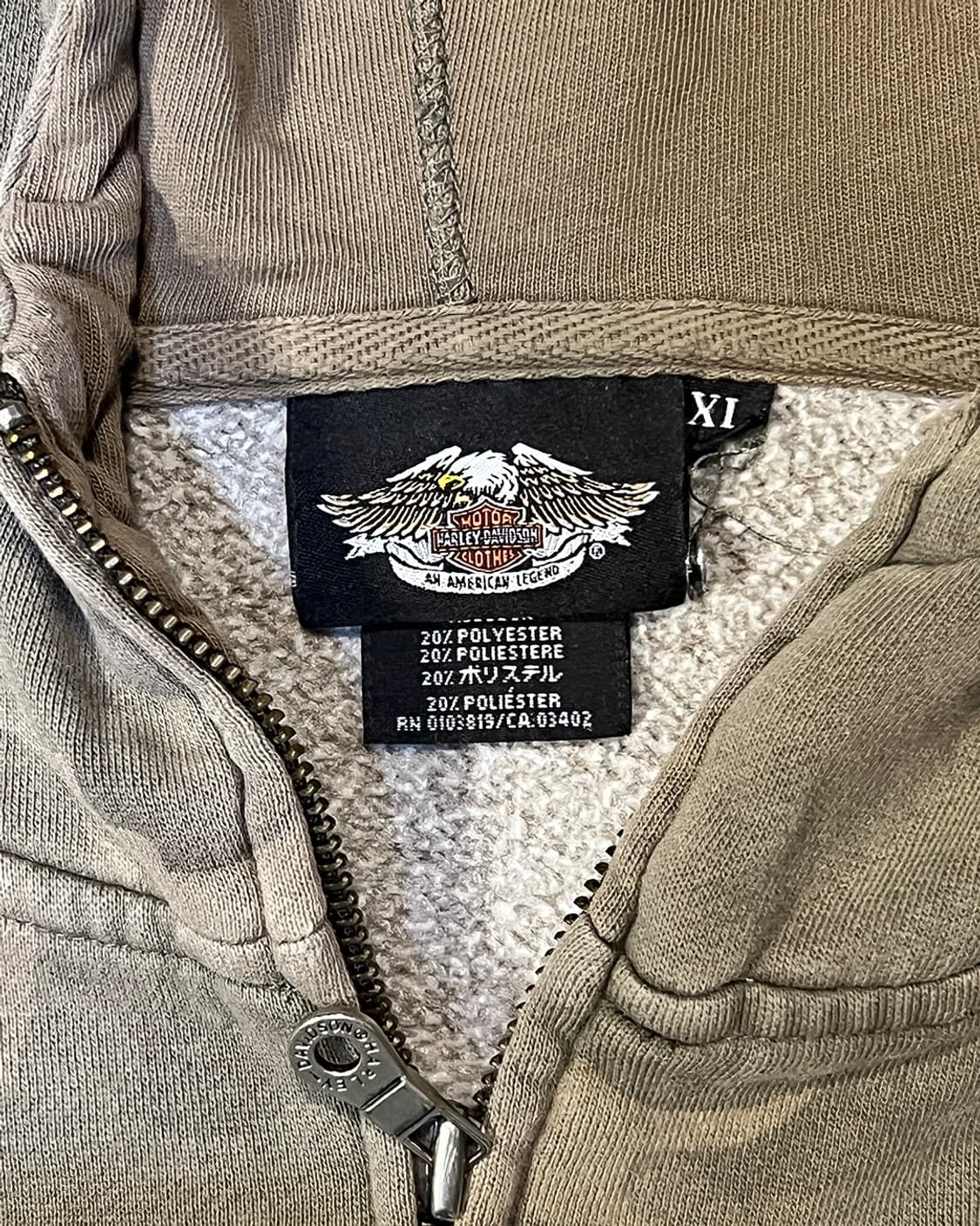 Harley Davidson Hoodie zip 상품이미지6