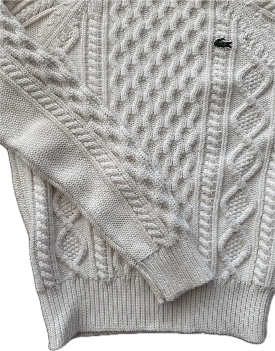라코스테 케이블 니트 스웨터 S 상품이미지4