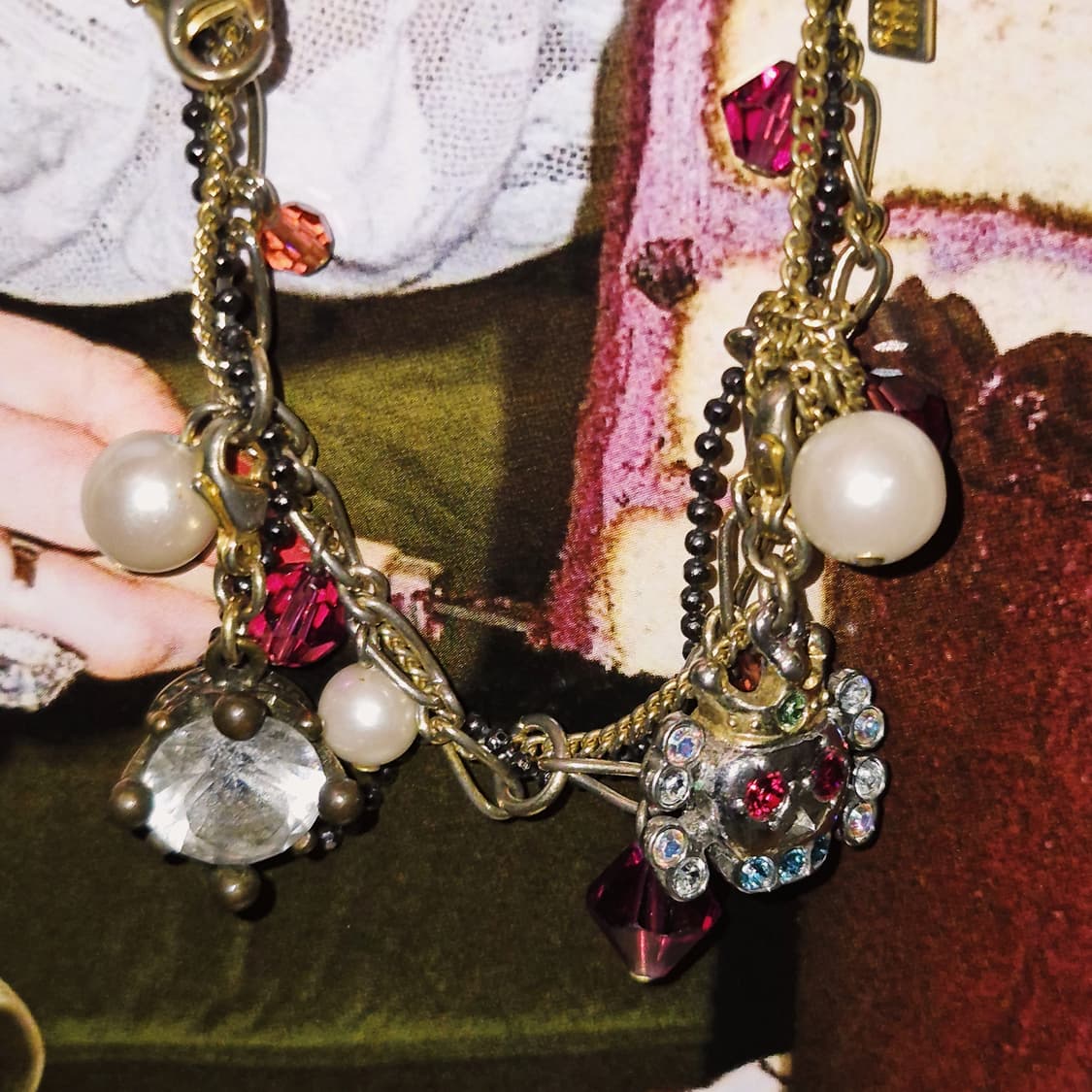 06s 한정 안나수이 스컬 레이어드 팔찌 상품이미지7